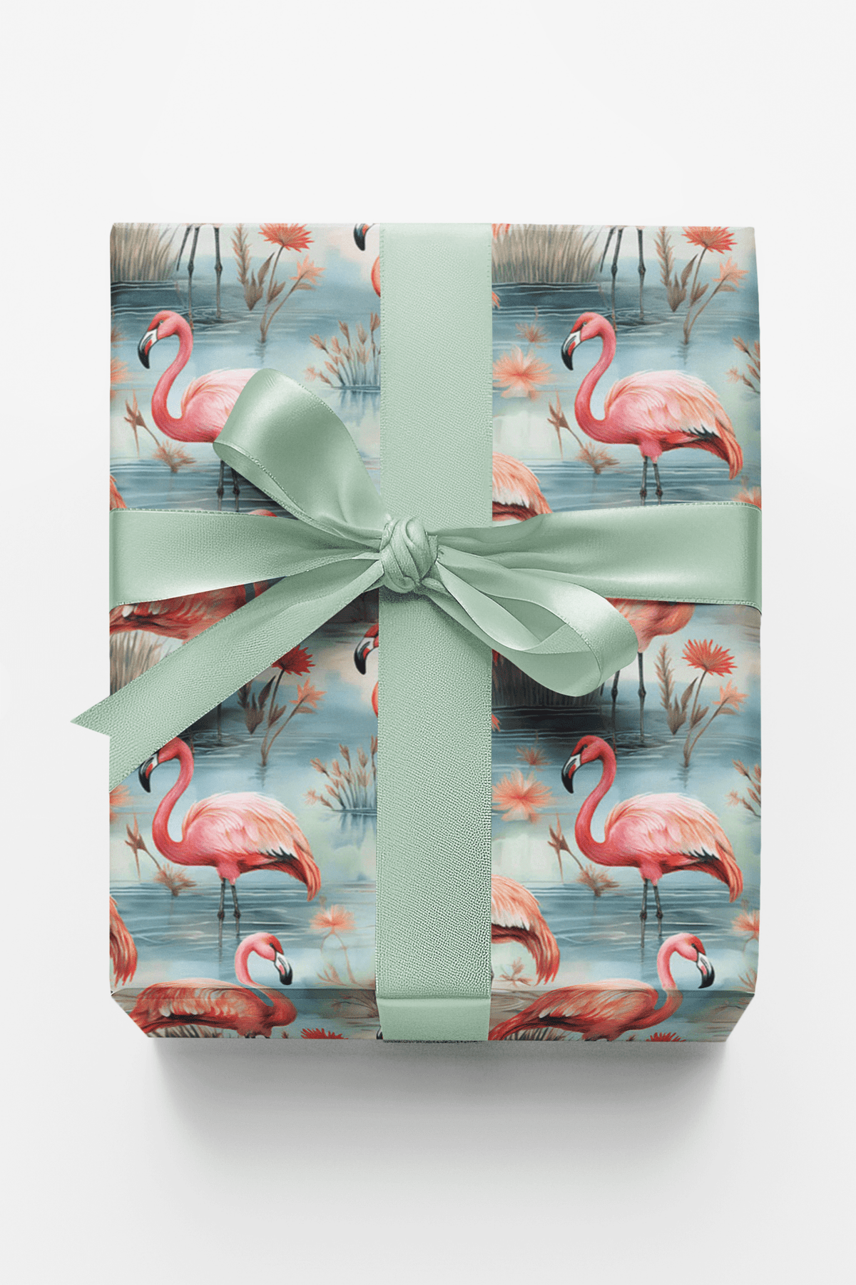 Safari Stroll: Flamingo Wrapping Paper