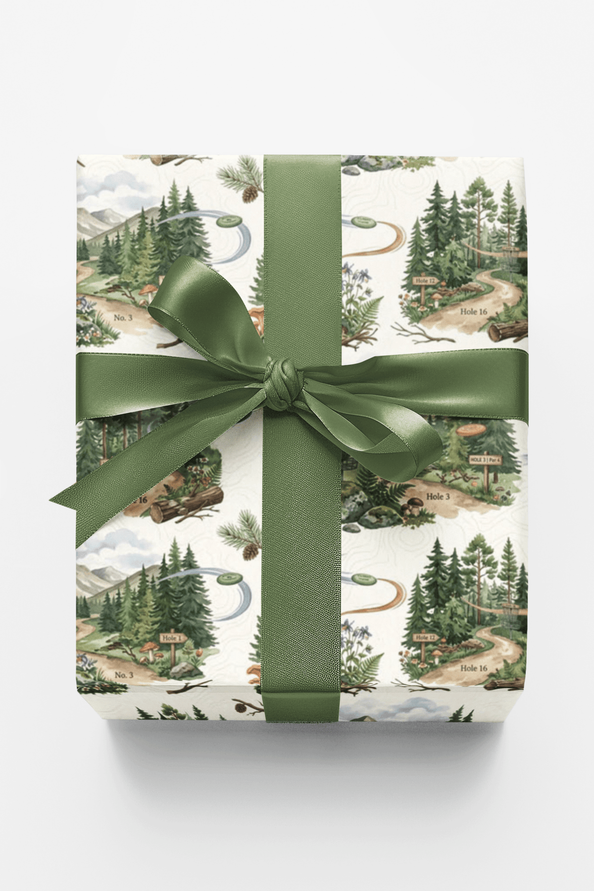 Alpine Disc Adventure Wrapping Paper
