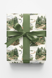 Alpine Disc Adventure Wrapping Paper