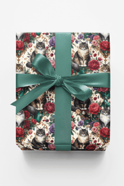 Luxury Jewel Garden (maine Coon) Wrapping Paper