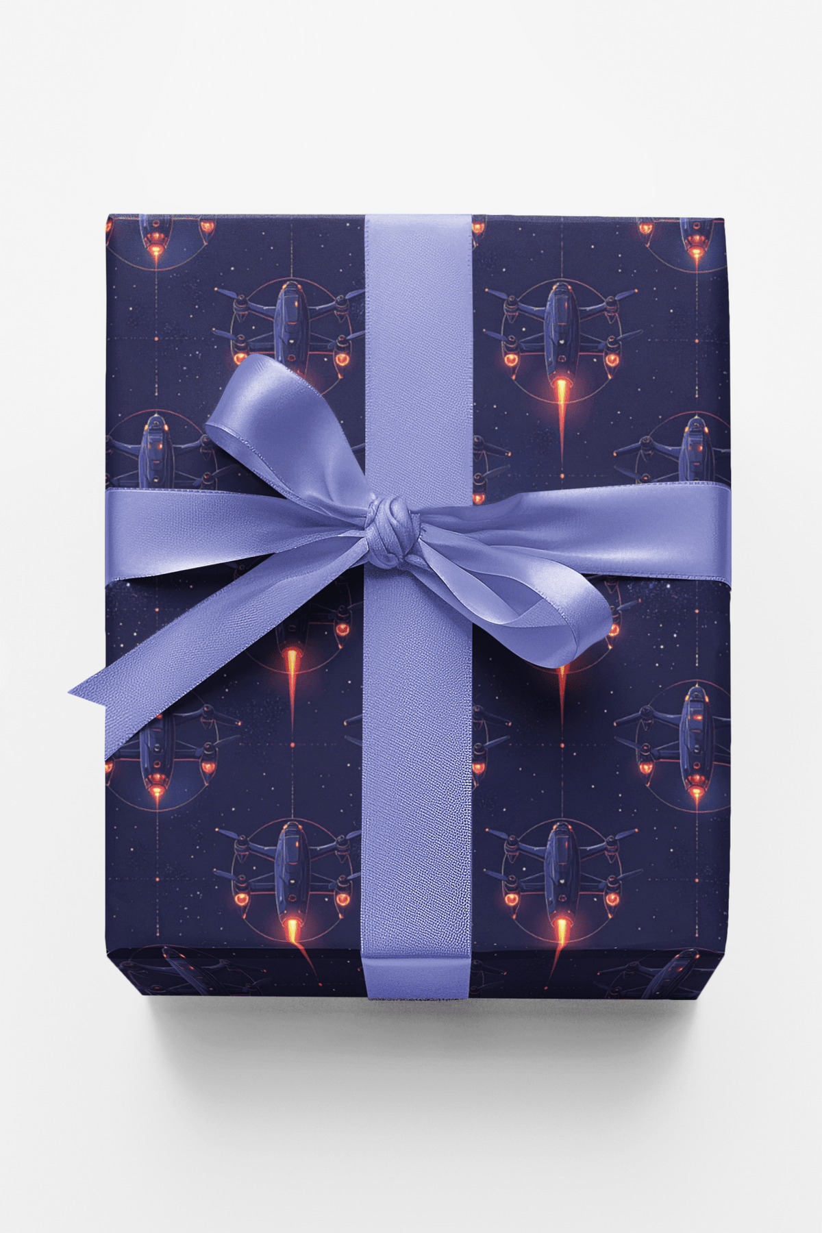 Stellar Drone Swarm Field Wrapping Paper