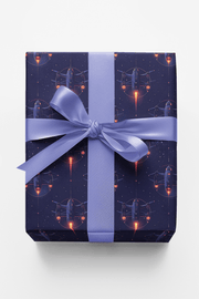 Stellar Drone Swarm Field Wrapping Paper