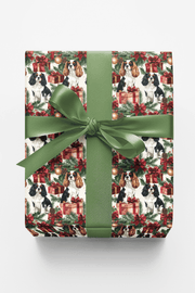 Cozy Christmas Presents & Cavaliers Wrapping Paper