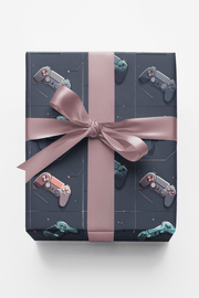 Controller Core Grid Wrapping Paper