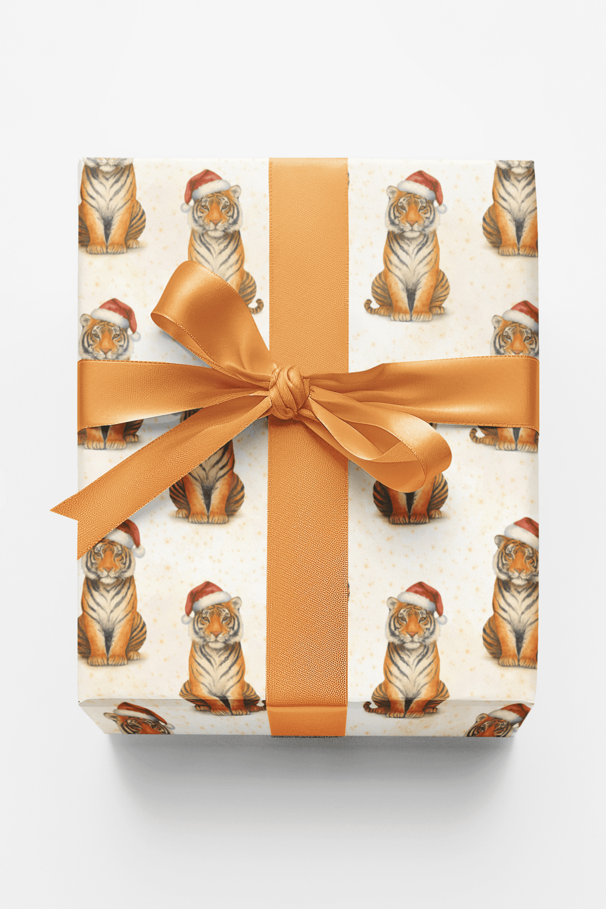 Santa’s Striped Helper Wrapping Paper