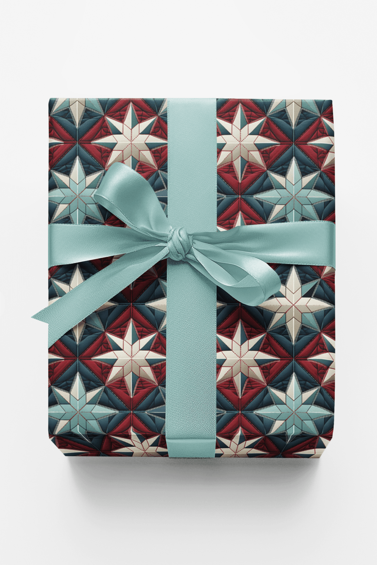 Patriotic Patchwork Wrapping Paper