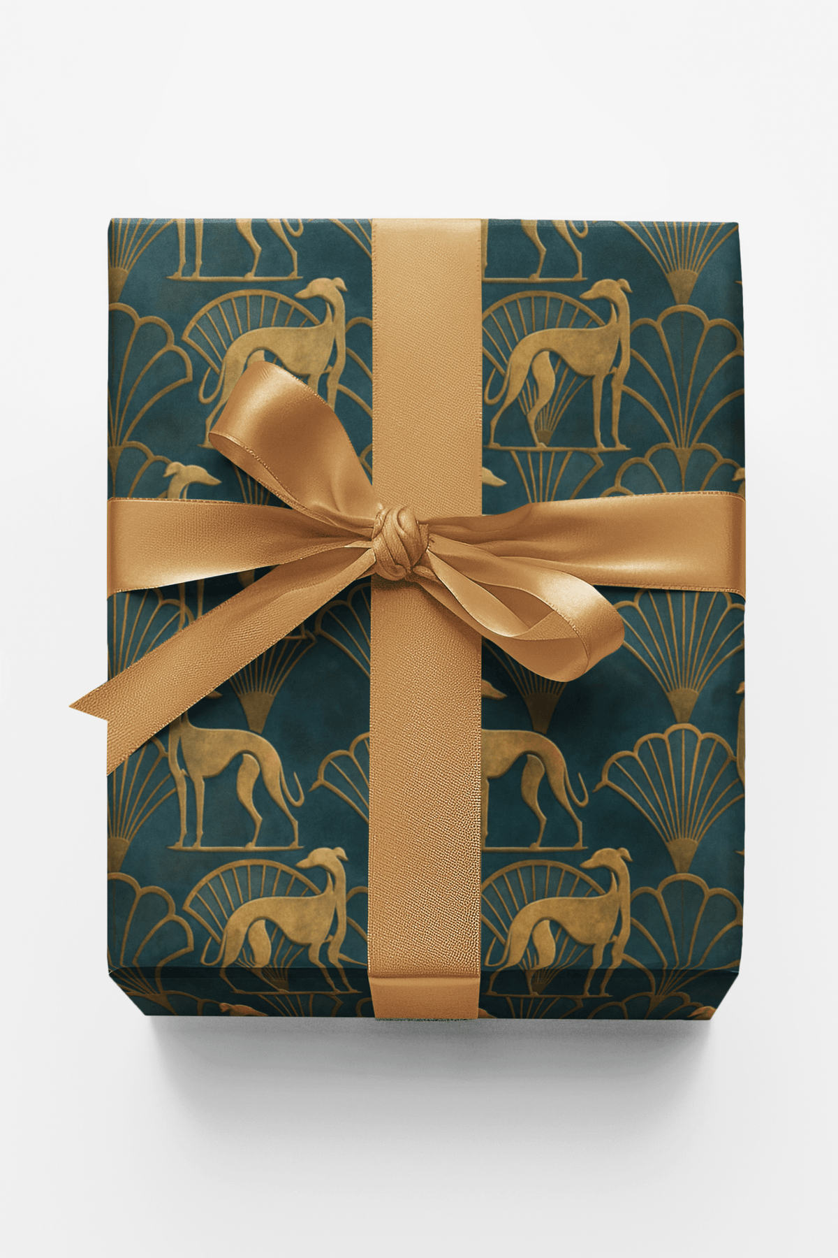 Greyhound Gatsby Wrapping Paper