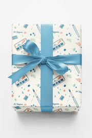 Craft Room Confetti Wrapping Paper
