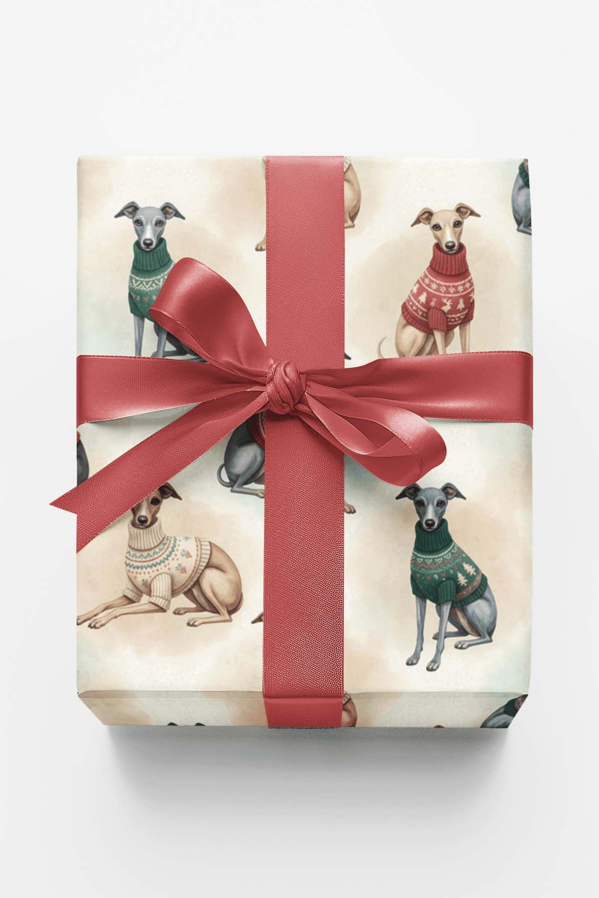Italian Greyhound Holiday Sweaters Wrapping Paper