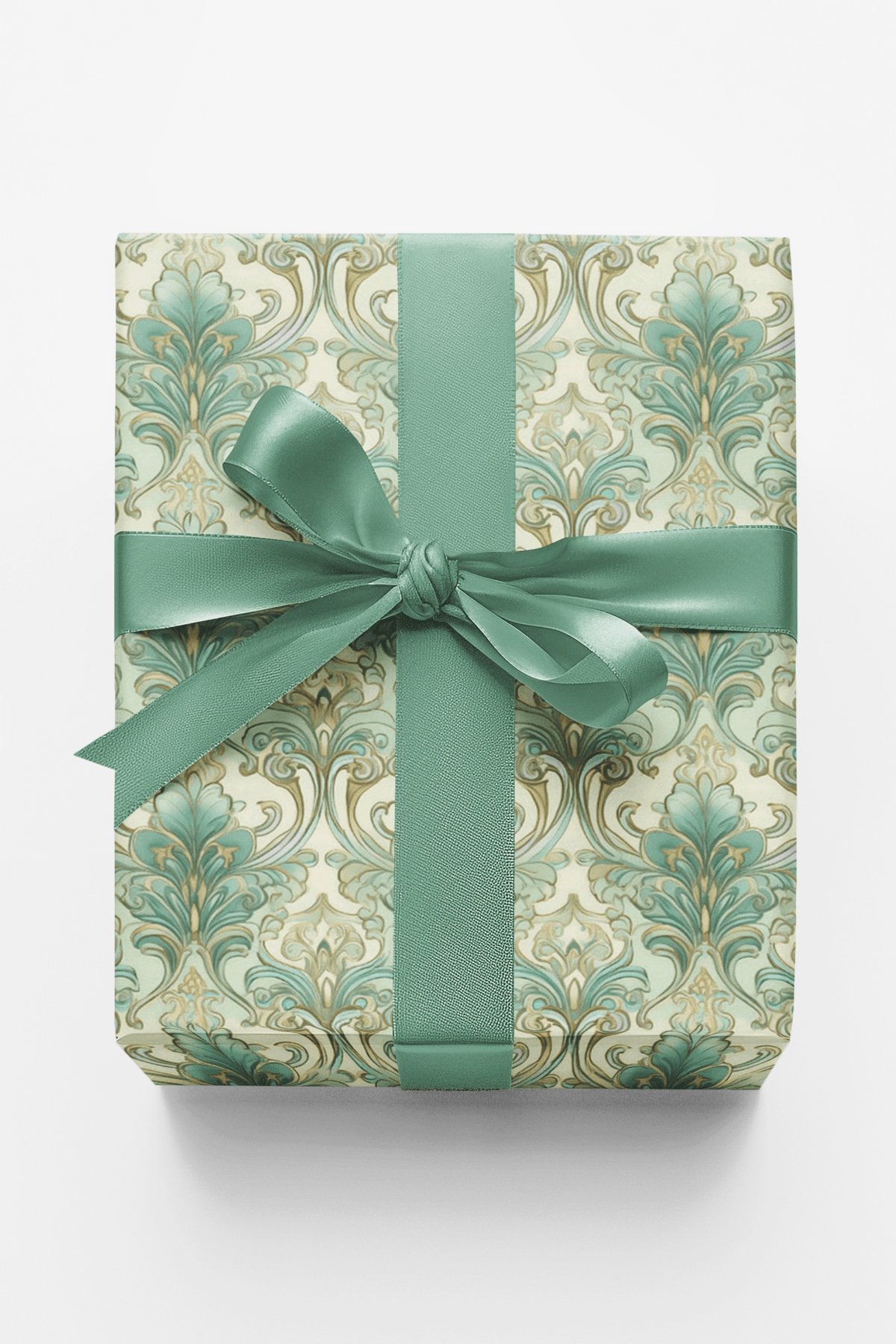 Pastel Baroque: Iced Pistachio Wrapping Paper
