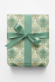 Pastel Baroque: Iced Pistachio Wrapping Paper