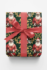 Styling Santa Wrapping Paper