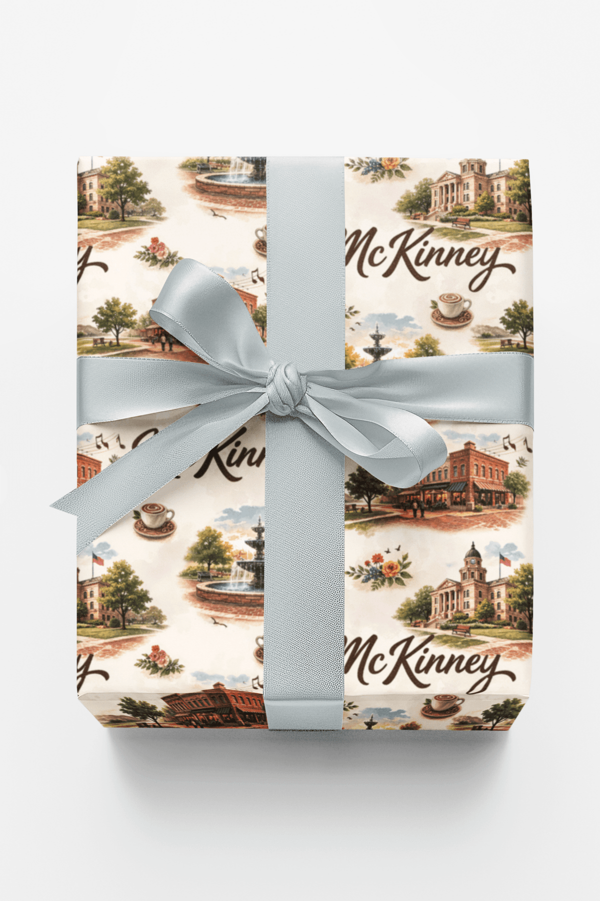 Mckinney Texas Square Wrapping Paper