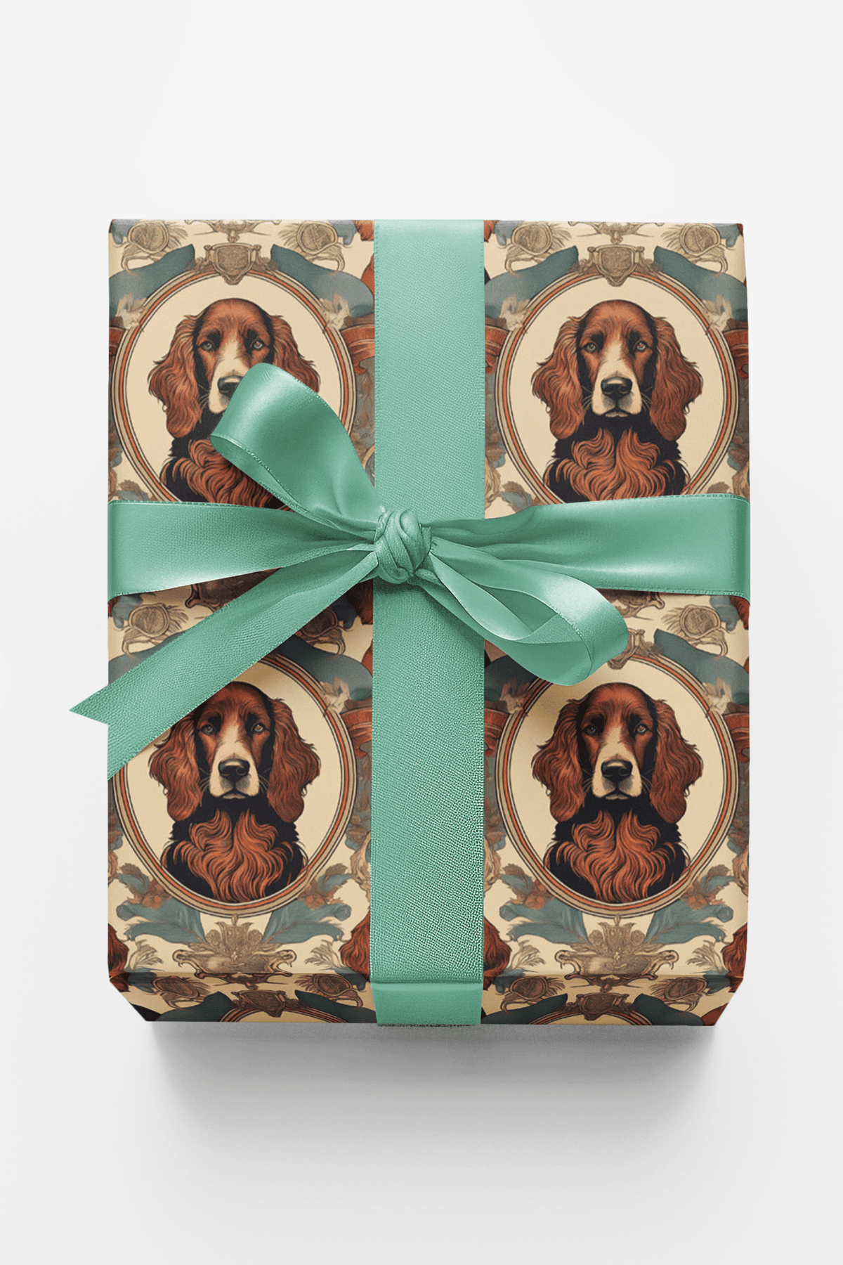 Irish Setter Classic Toile Wrapping Paper