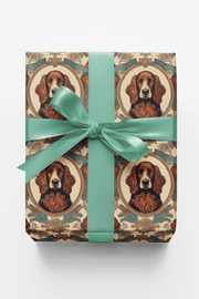 Irish Setter Classic Toile Wrapping Paper