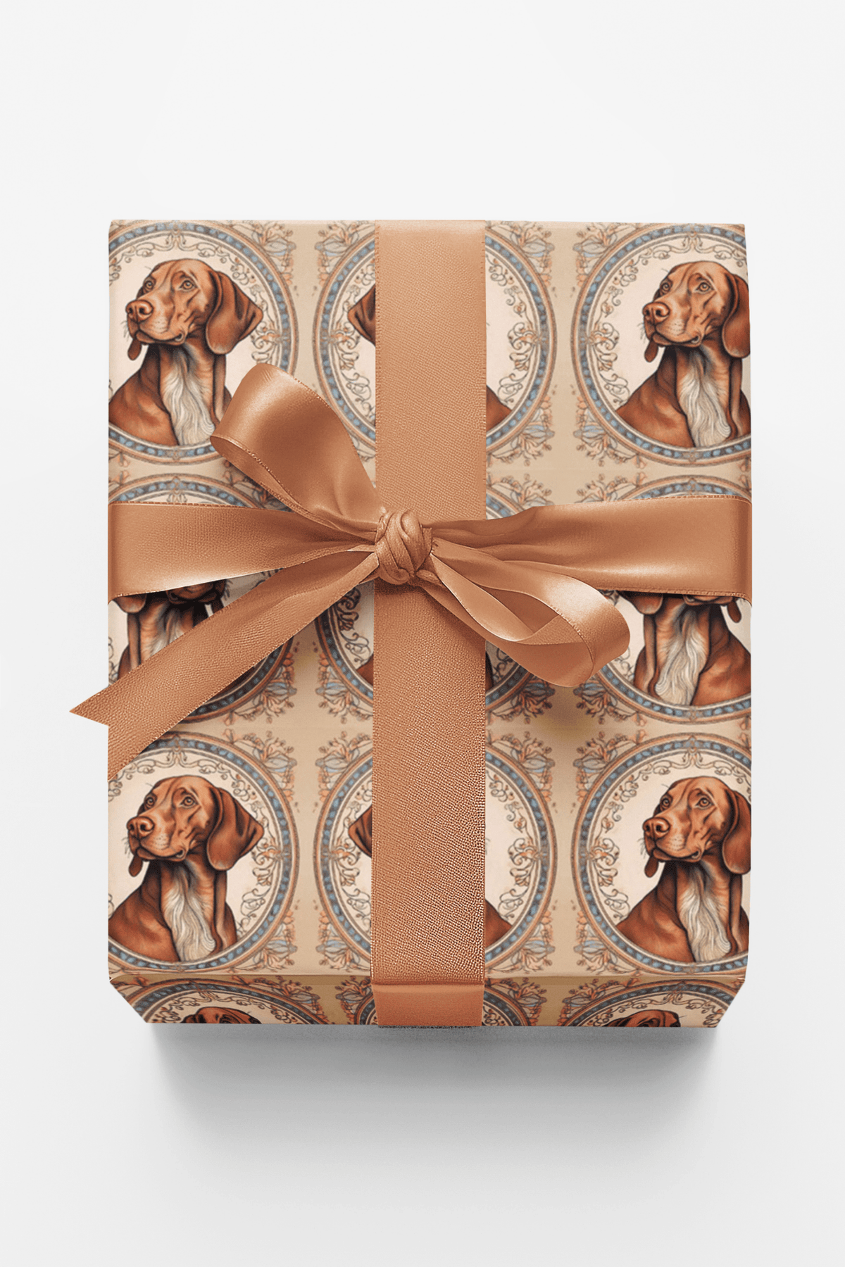 Vizsla Classic Toile Wrapping Paper