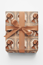 Vizsla Classic Toile Wrapping Paper