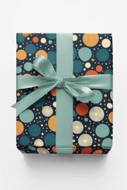 Concentric Circle Confetti Wrapping Paper