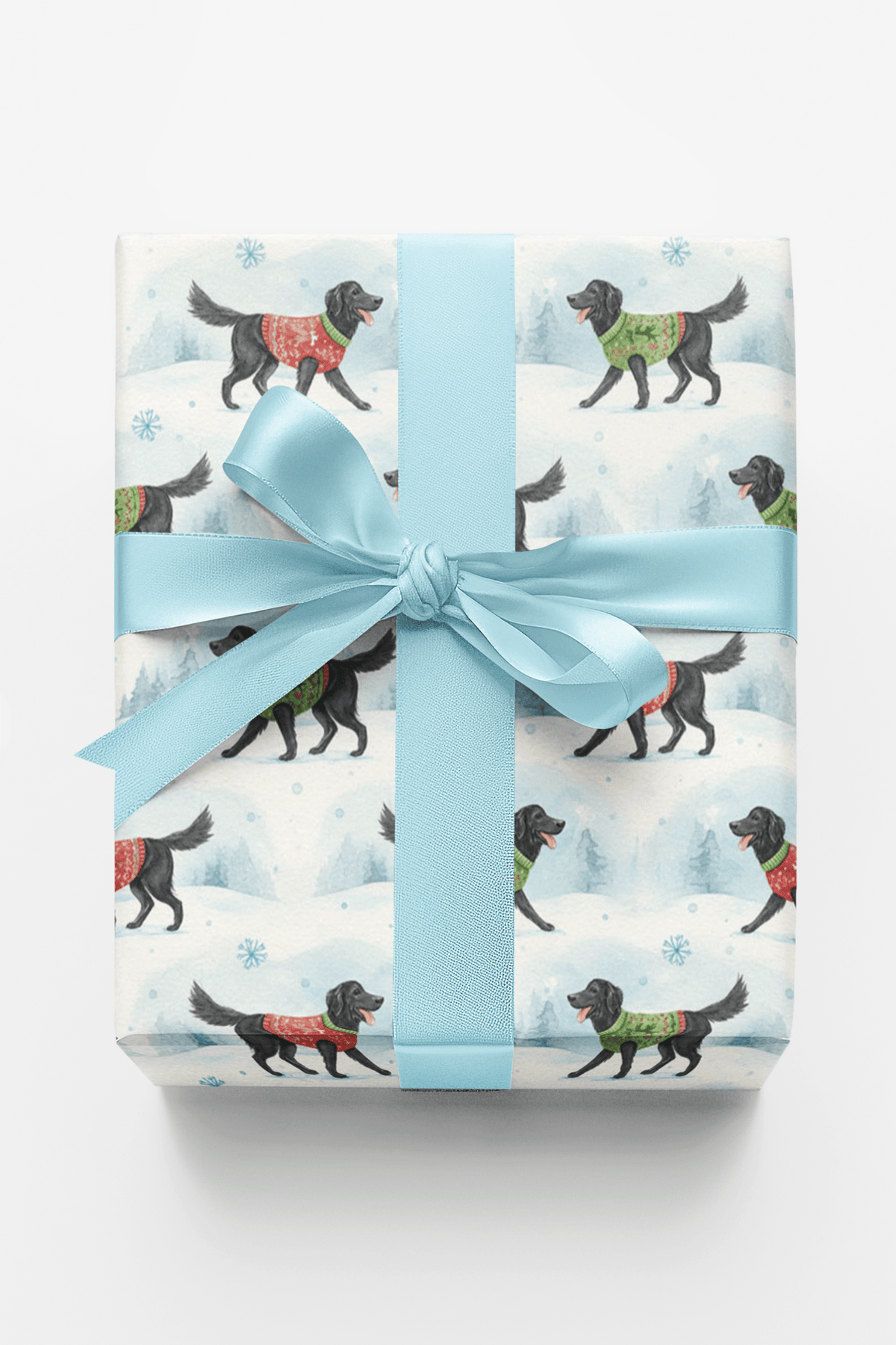 Snowy Walk With London Wrapping Paper