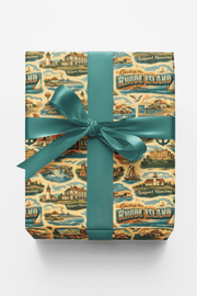 Rhode Island Postcard Memories Wrapping Paper