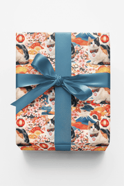 Japanese Bobtail Blossoms Wrapping Paper