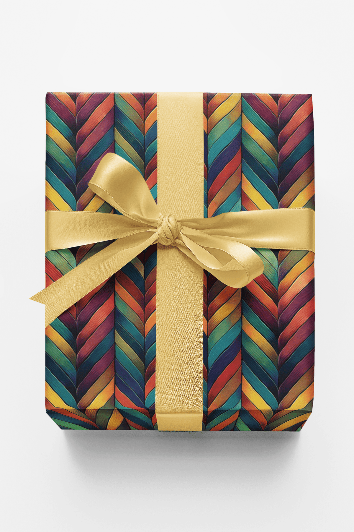 Herringbone Haven Wrapping Paper