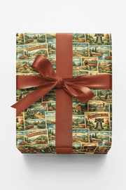 Pennsylvania Postcard Memories Wrapping Paper