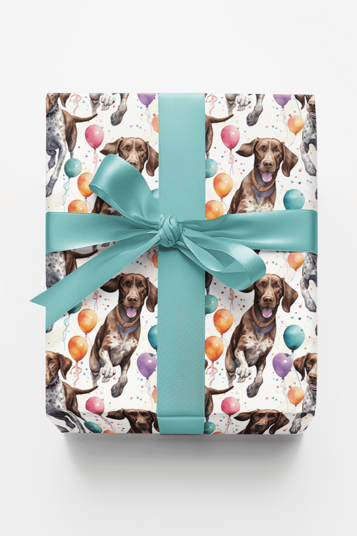 Pointer Birthday Balloons Wrapping Paper