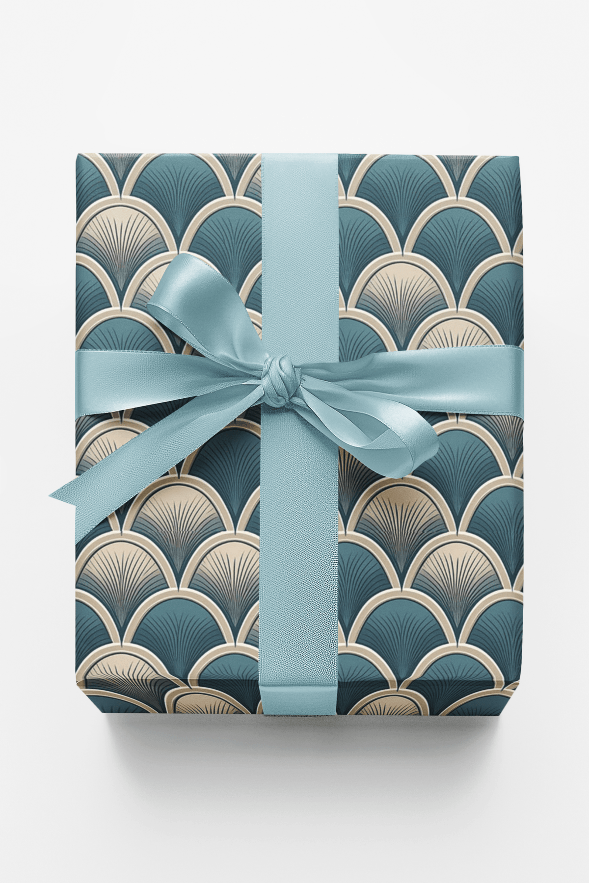 Scallop Sweep Wrapping Paper