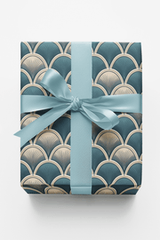 Scallop Sweep Wrapping Paper
