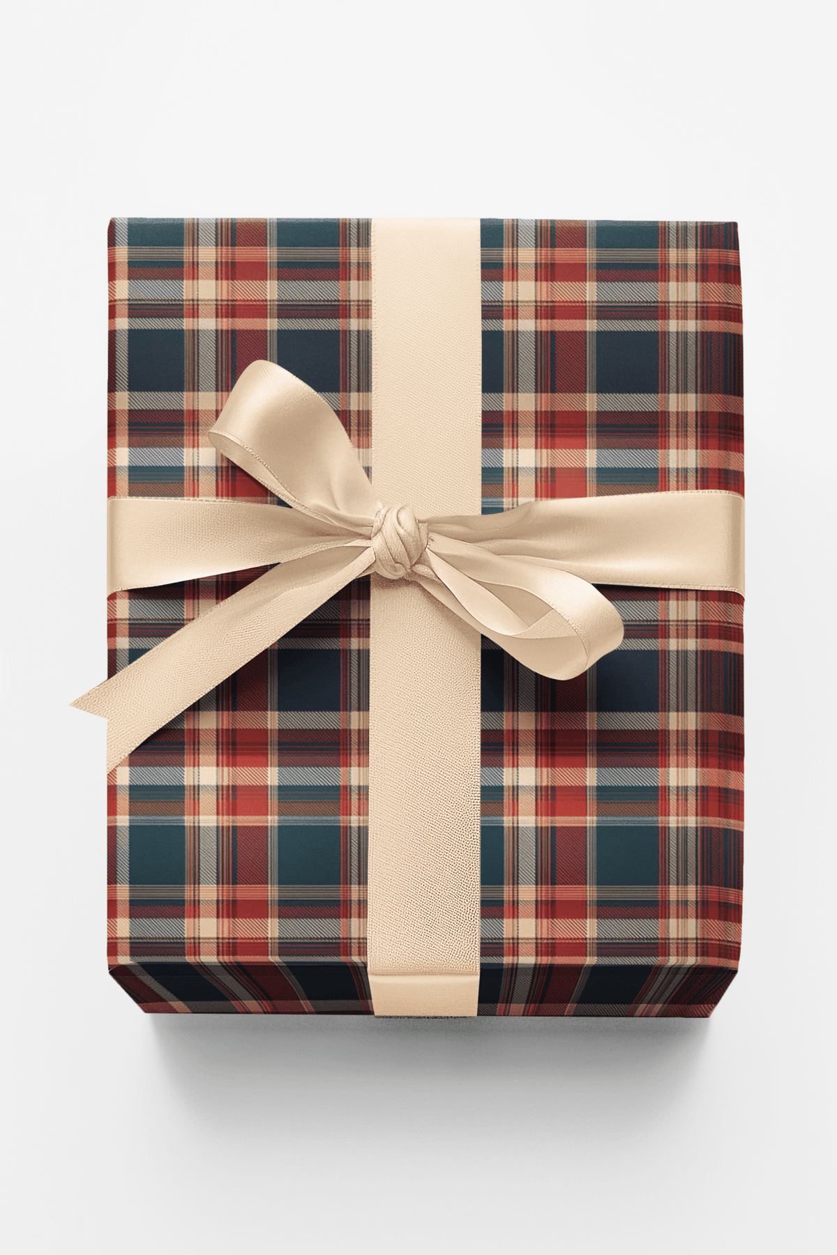 The Baroness's Plaid Wrapping Paper