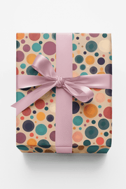 Retro Rhapsody Dots Wrapping Paper