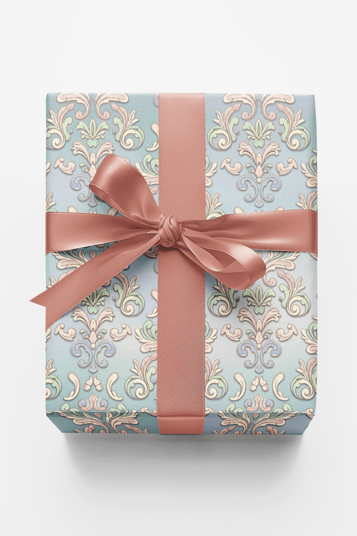 Pastel Baroque: Powder Blue Wrapping Paper