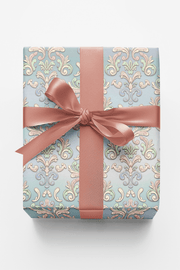 Pastel Baroque: Powder Blue Wrapping Paper