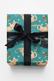Devon Rex Whimsy Wrapping Paper
