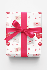 Secret Admirer Notes Wrapping Paper