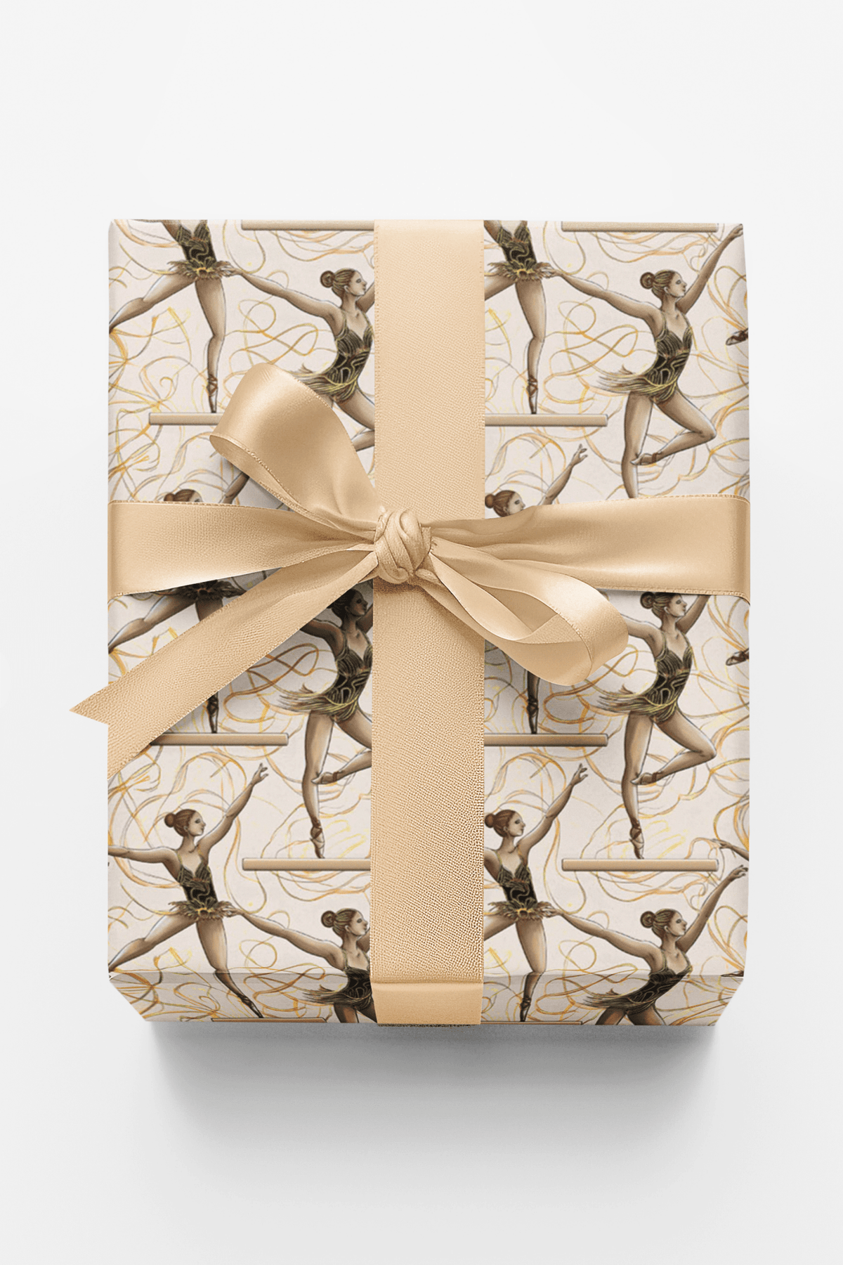 Balance Beam Elegance Wrapping Paper