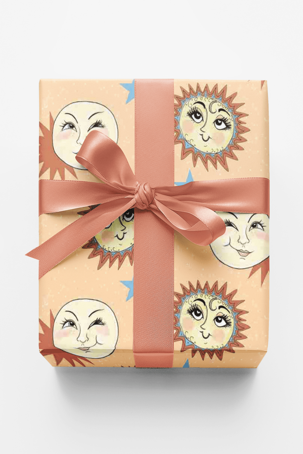 Sun And Moon Fun Wrapping Paper | Michelle Gilsey | Artist Corner