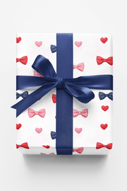 Sweetheart Bow Ties Wrapping Paper