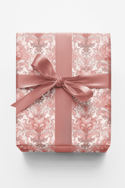Pastel Baroque: Rosé Blush Wrapping Paper