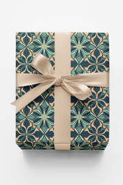 Grand Lattice Weave Wrapping Paper