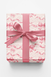 Lace & Ribbon Romance Wrapping Paper