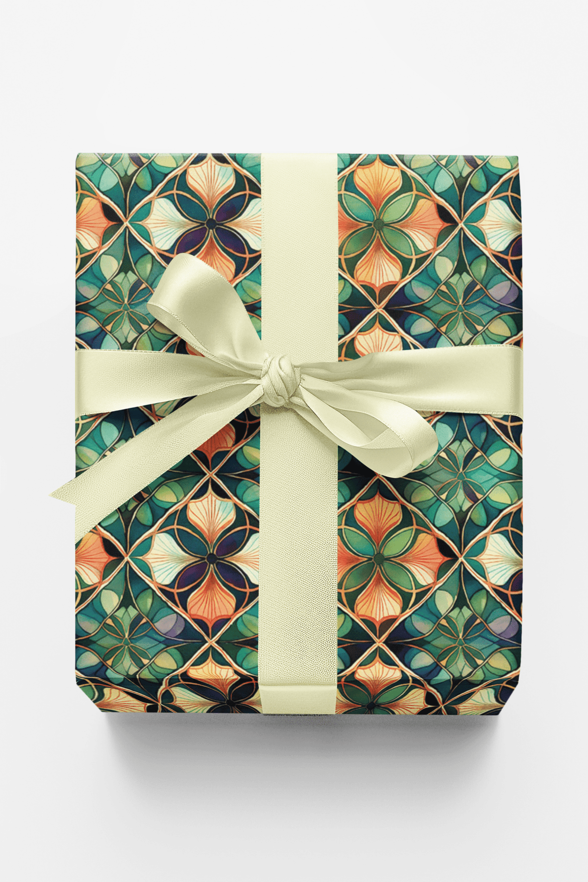Opulent Lattice Wrapping Paper
