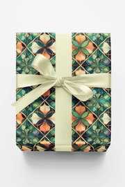 Opulent Lattice Wrapping Paper
