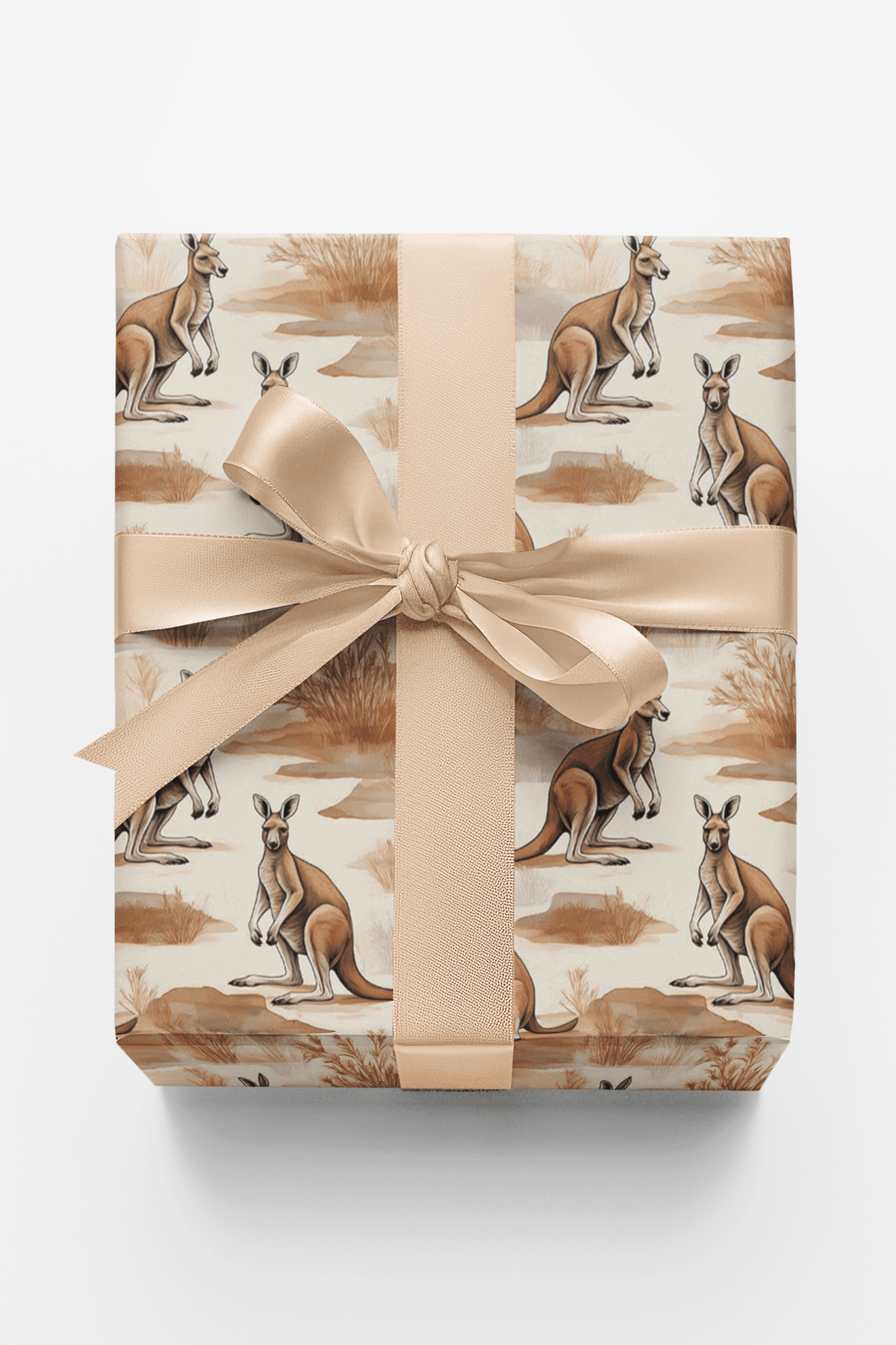 Safari Stroll: Kangaroo Wrapping Paper