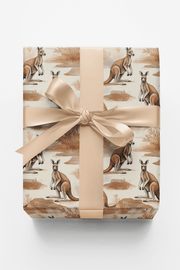 Safari Stroll: Kangaroo Wrapping Paper