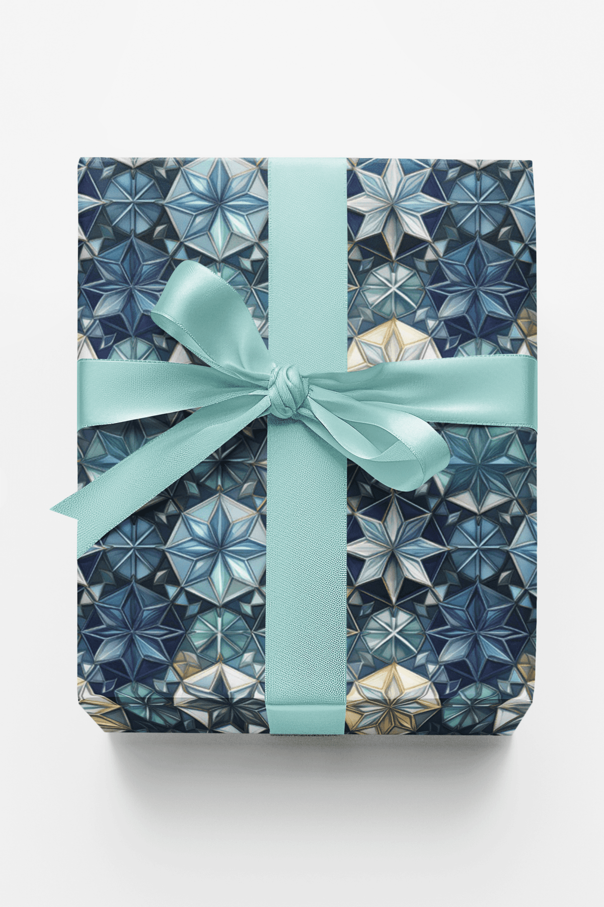 Interlaced Stars Wrapping Paper