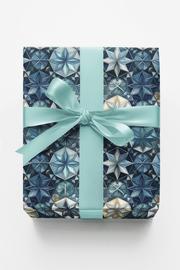 Interlaced Stars Wrapping Paper