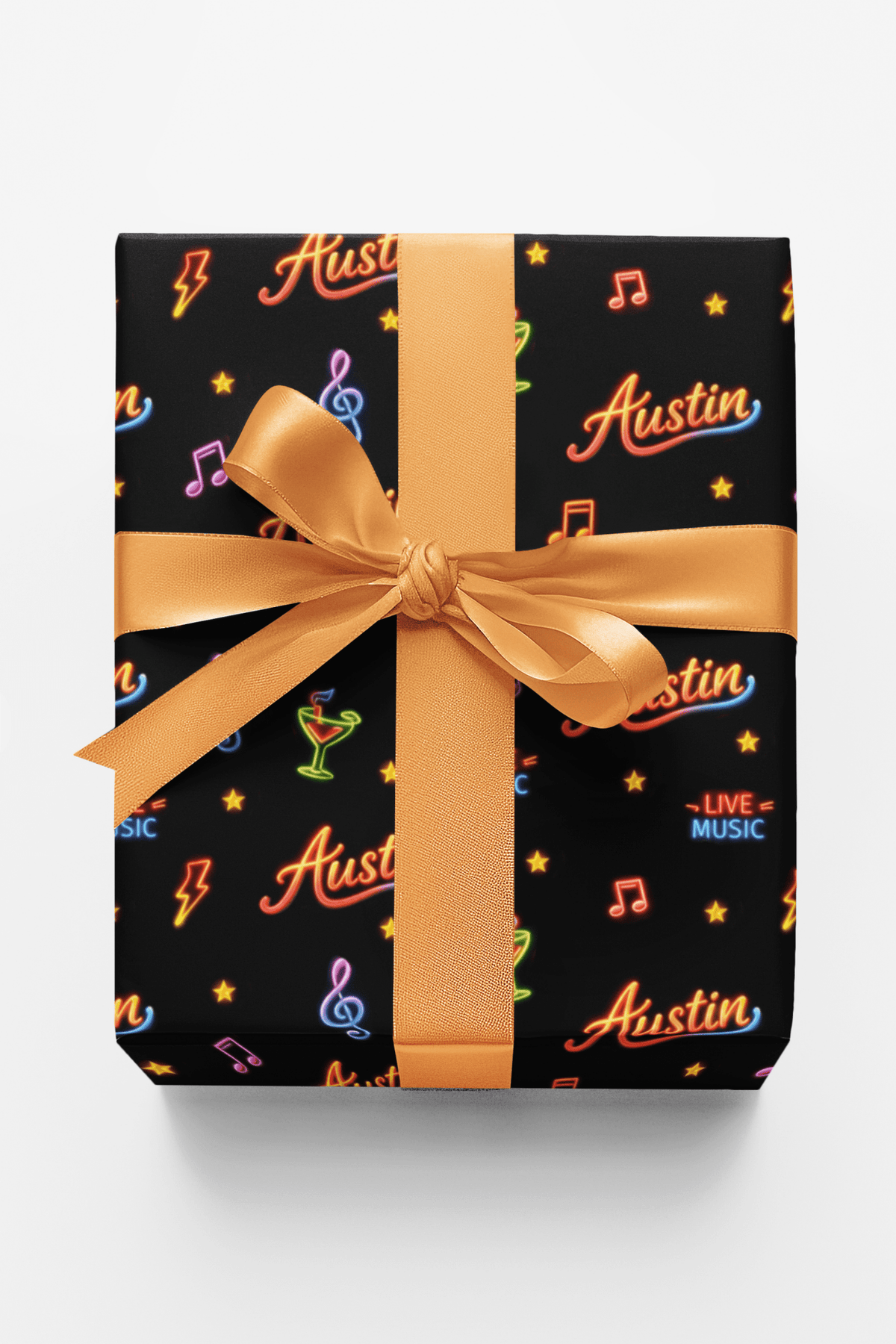 Austin Live Music Legends Wrapping Paper