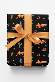 Austin Live Music Legends Wrapping Paper